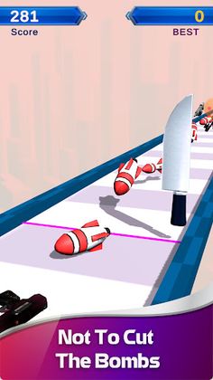 Slice Master Gun 3D - Screenshot 2