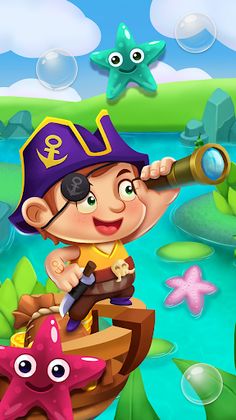 Pac Bubble Pirate Pop - Screenshot 1
