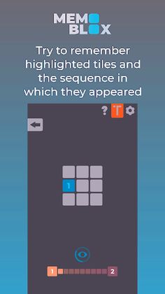 Memo Blox - Memory workout. - Screenshot 3