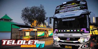 Bus Telolet Basuri Mengular V3 - Screenshot 1