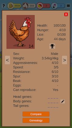 Rooster Game - Screenshot 2