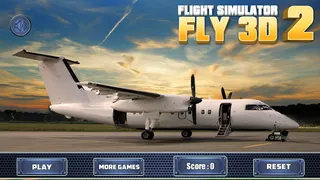 FLIGHT SIMULATOR FLY 3D 2 - Screenshot 2
