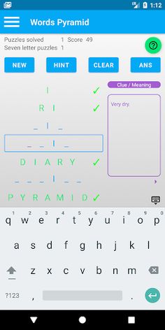 Words Pyramid - Screenshot 2