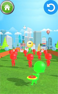 Ultimate Frisbee Pass 3d - Screenshot 1