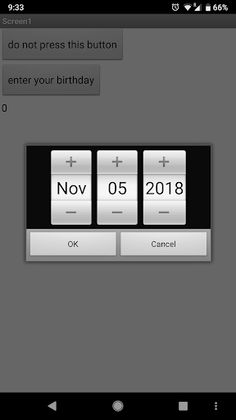 Button Chat + Birthday - Screenshot 2