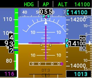 Garmin-G5 styled PFD / HSI  pa - Screenshot 1
