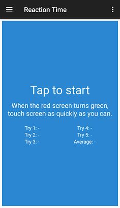 Reaction Time - Screenshot 1