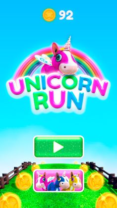 Unicorn Run: game for girls - Screenshot 2
