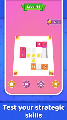 Math block Puzzle Make it Zero - Screenshot 3
