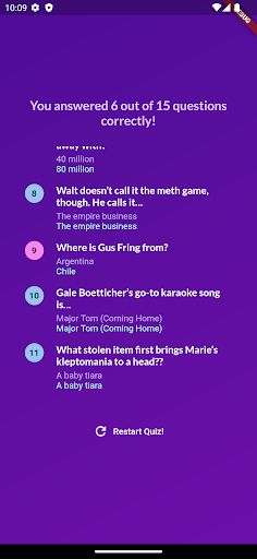 Breaking Bad Quiz - Screenshot 3