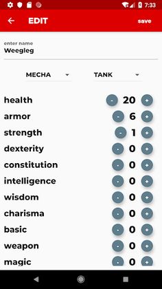 ICRPG - Character Companion - Screenshot 3