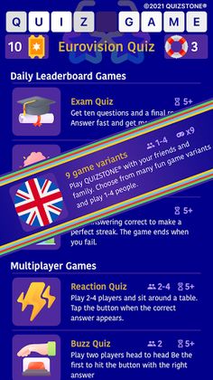 Eurovision Quiz + - Screenshot 1