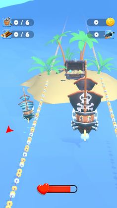 Pirate Race 3D - Screenshot 1