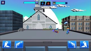 Rooftop Battle 3D - 2 Player - Screenshot 1
