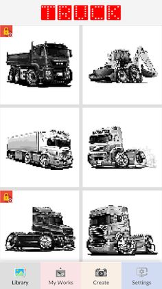 Truck Pixel Art - Screenshot 1