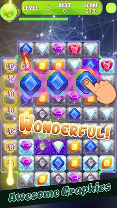 Jewel Splash - Fun Match - Screenshot 4