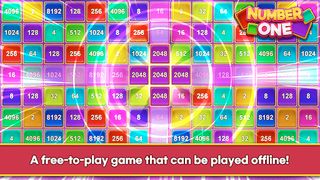 Number One - 2048 Merge Game - Screenshot 1