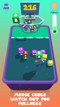 Merge Basket 2048 - Screenshot 2