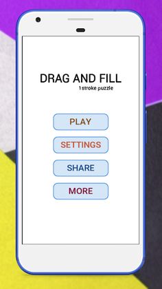 Drag And Fill -1Stroke Puzzle - Screenshot 1
