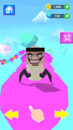 Odd Toilet-Falling Race - Screenshot 1