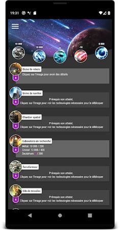 Ogame Android - Non Officiel - Screenshot 3