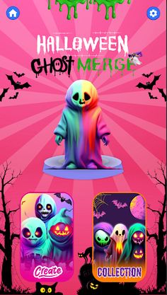 Halloween Merge Ghosts - Screenshot 1