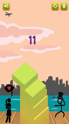 Stick Tower 3D-rainbow edition - Screenshot 3