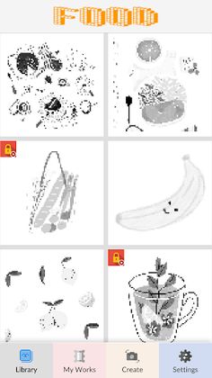 Food Pixel Art - Screenshot 1