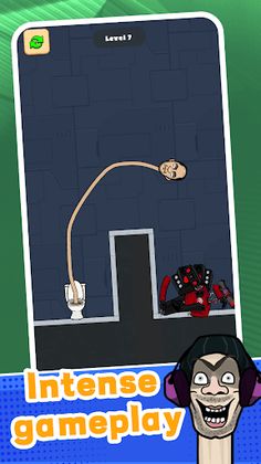 Toilet Move Face - Screenshot 1