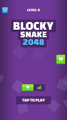 Blocky Snake 2048 - Screenshot 1