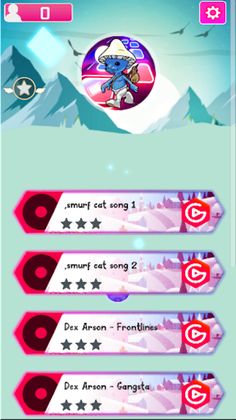 Smurf Cat Шайлушай tiles hop - Screenshot 1