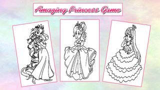 Princess Coloring:Drawing Game - Screenshot 2