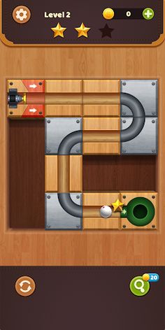 Rolling Ball: Slide Block Game - Screenshot 1