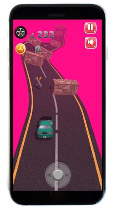 Flying road 3D - Car Driving G - Screenshot 3