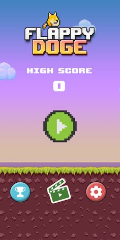 Flappy Doge Game - Screenshot 1