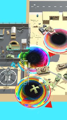 Color Hole - 3d hole io games - Screenshot 2