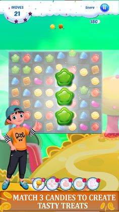 Gummy Candy Match 3 BTC - Screenshot 4