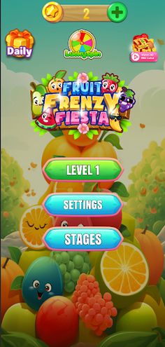 Fruit Frenzy Fiesta - Screenshot 2