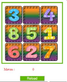 8 puzzle for kids - Screenshot 1