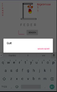 Hangman in German - Screenshot 2