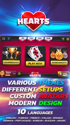 Hearts: Card Game - Screenshot 4