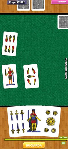 Broom Italian Card Game Online - Screenshot 1