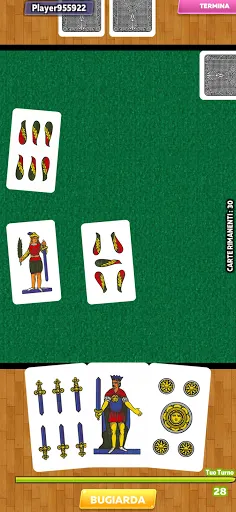 Broom Italian Card Game Online - Screenshot 1
