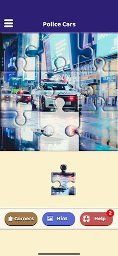Police Cars Puzzle - Screenshot 1