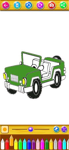 Car Coloring Books Racing - Screenshot 4