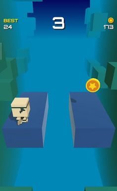 Big Head Runner: Tap to jump o - Screenshot 3