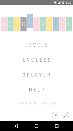 WORDCEPTION - Word Game - Screenshot 1