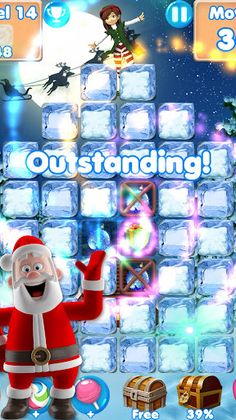 Christmas Games - santa match - Screenshot 3