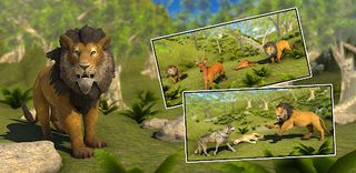 Lion Animal Simulator Games 3d - Screenshot 2
