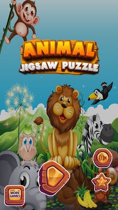 Animal Jigsaw Puzzle For Kids - Screenshot 1